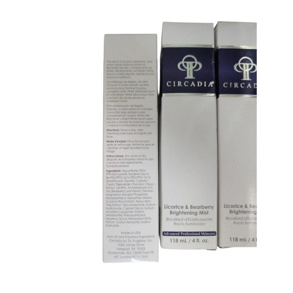 Circadia Licorice & Bearberry Brightening Mist 5x Bundle